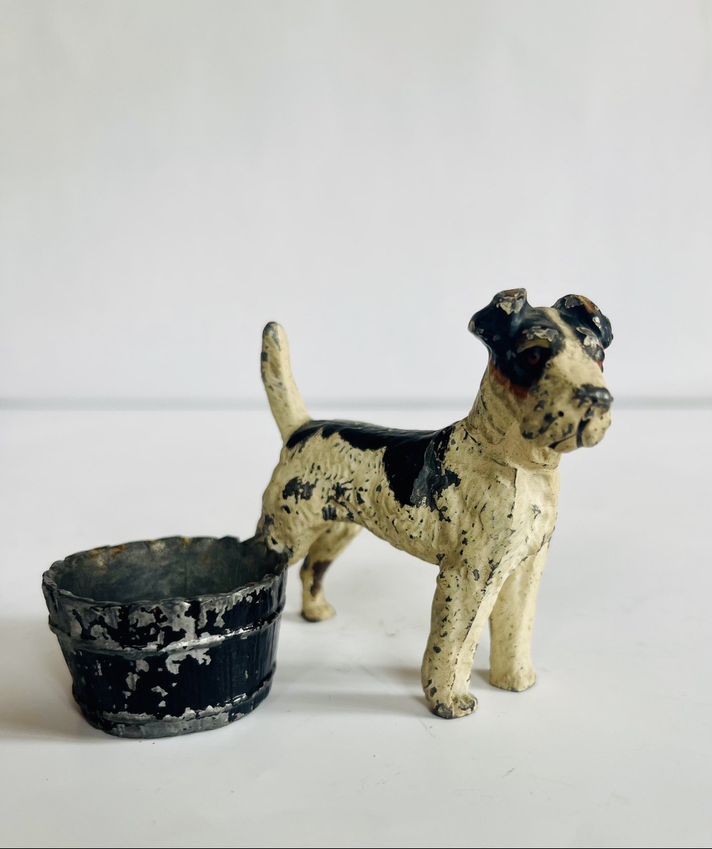 Chien terrier - Plomb de Nuremberg -photo-3